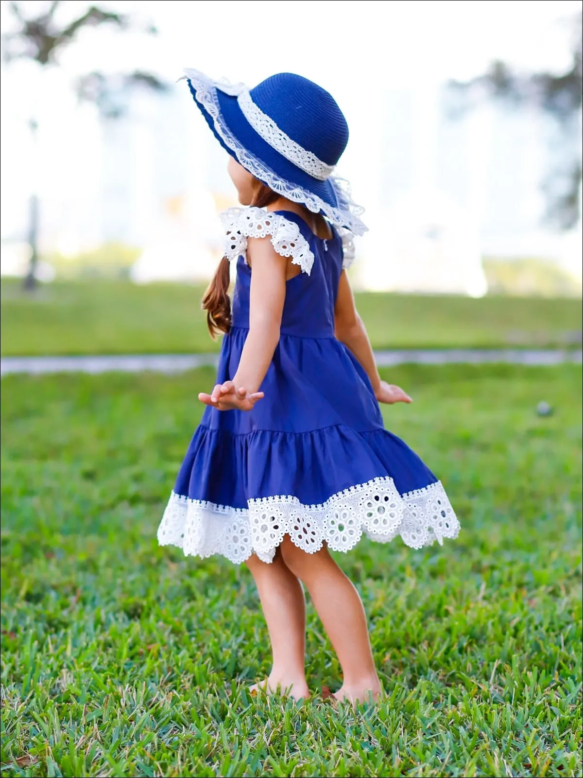 Girls Lacy Lace Dress
