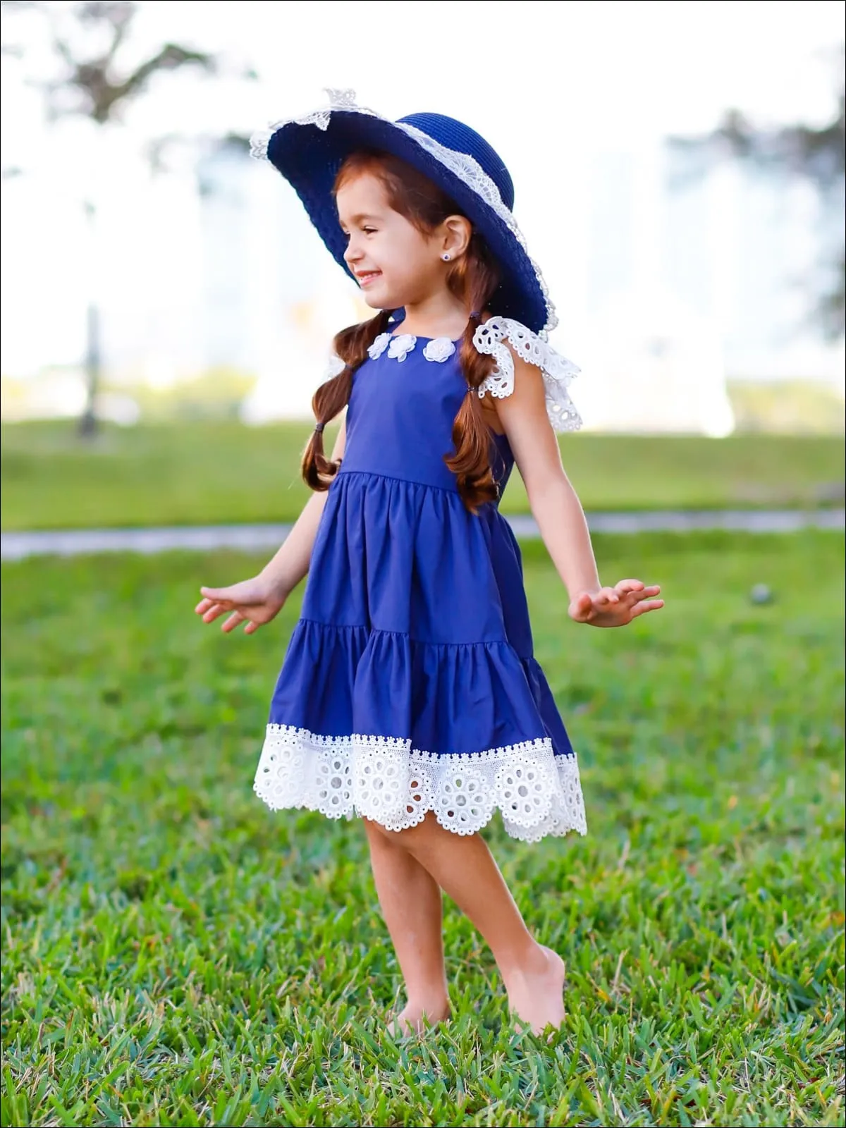 Girls Lacy Lace Dress