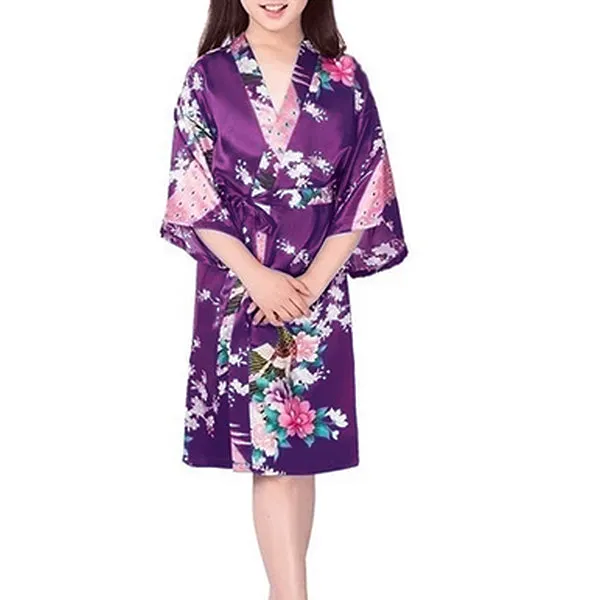 Girls Robes, Floral, Sizes 2T-14, Flower Girl Robes, Spa Party