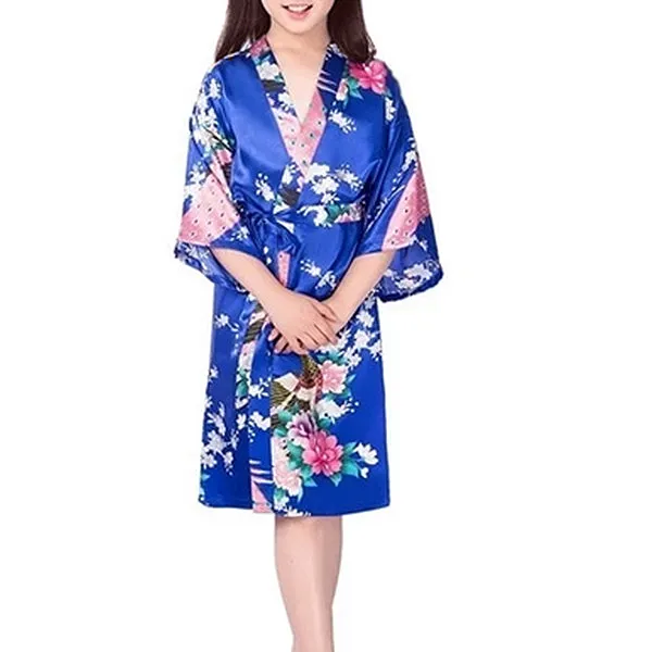 Girls Robes, Floral, Sizes 2T-14, Flower Girl Robes, Spa Party
