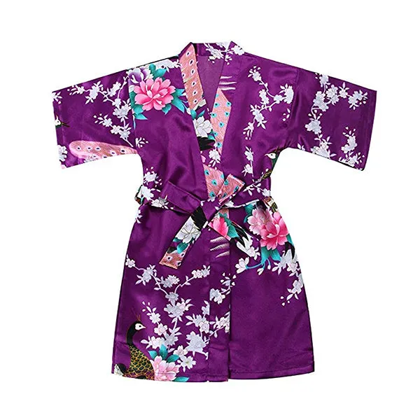 Girls Robes, Floral, Sizes 2T-14, Flower Girl Robes, Spa Party