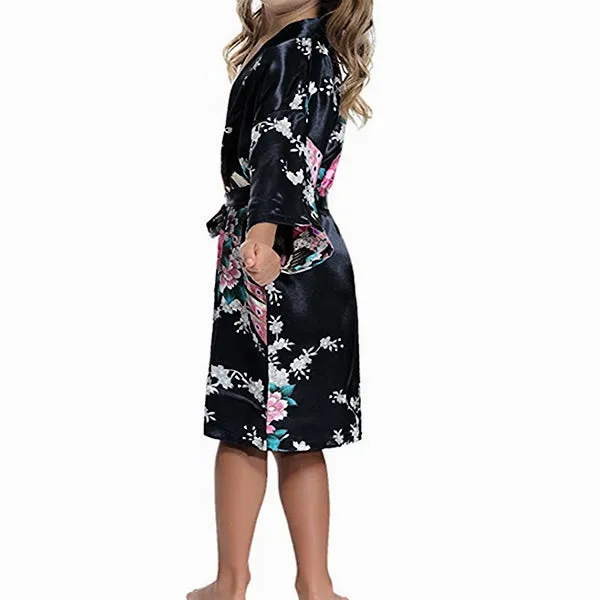 Girls Robes, Floral, Sizes 2T-14, Flower Girl Robes, Spa Party