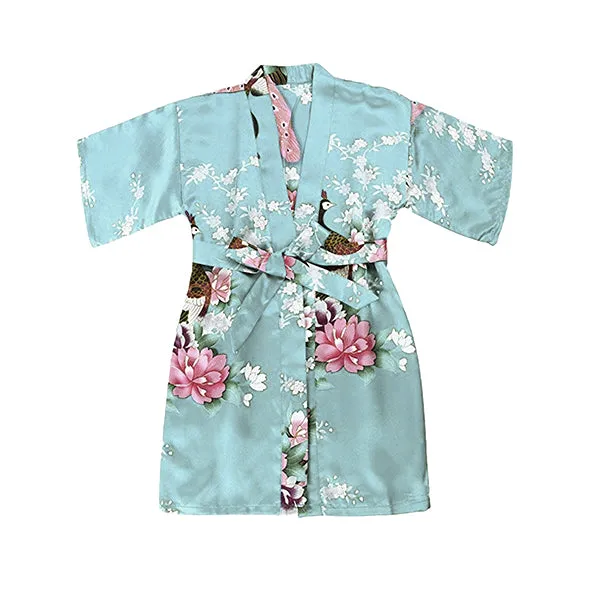 Girls Robes, Floral, Sizes 2T-14, Flower Girl Robes, Spa Party