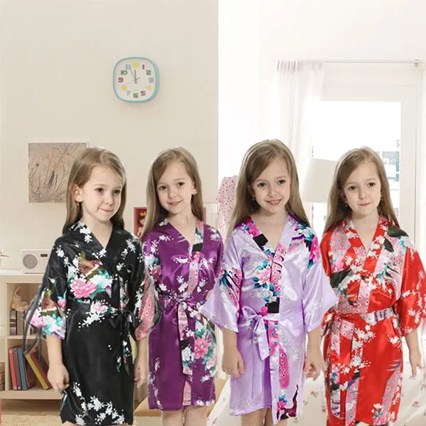 Girls Robes, Floral, Sizes 2T-14, Flower Girl Robes, Spa Party