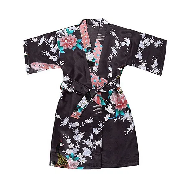 Girls Robes, Floral, Sizes 2T-14, Flower Girl Robes, Spa Party