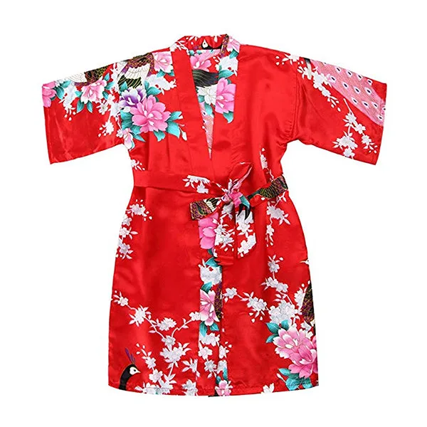 Girls Robes, Floral, Sizes 2T-14, Flower Girl Robes, Spa Party