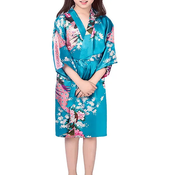 Girls Robes, Floral, Sizes 2T-14, Flower Girl Robes, Spa Party
