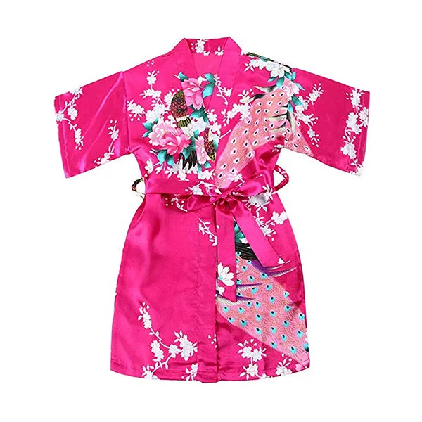 Girls Robes, Floral, Sizes 2T-14, Flower Girl Robes, Spa Party