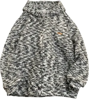 GURUNVANI Men Oversized Zip Up Hoodies Jackets Multicolor Lightweight Cardigan Sweaters