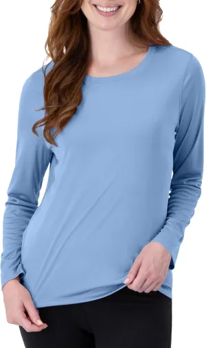 Hanes Women's Cool DRI Long Sleeve Performance T-Shirt, Moisture-Wicking Tee, 40  UPF Protection, 1 or 4 Pack