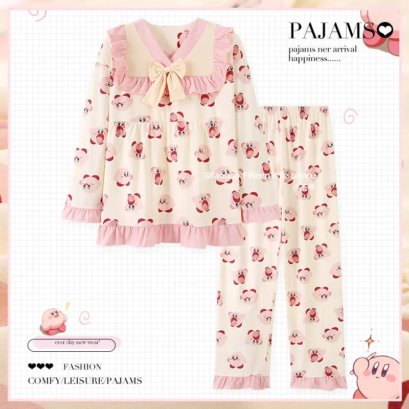 Hellokitty Pajamas Spring and Autumn Pure Cotton Long-sleeved Pajamas
