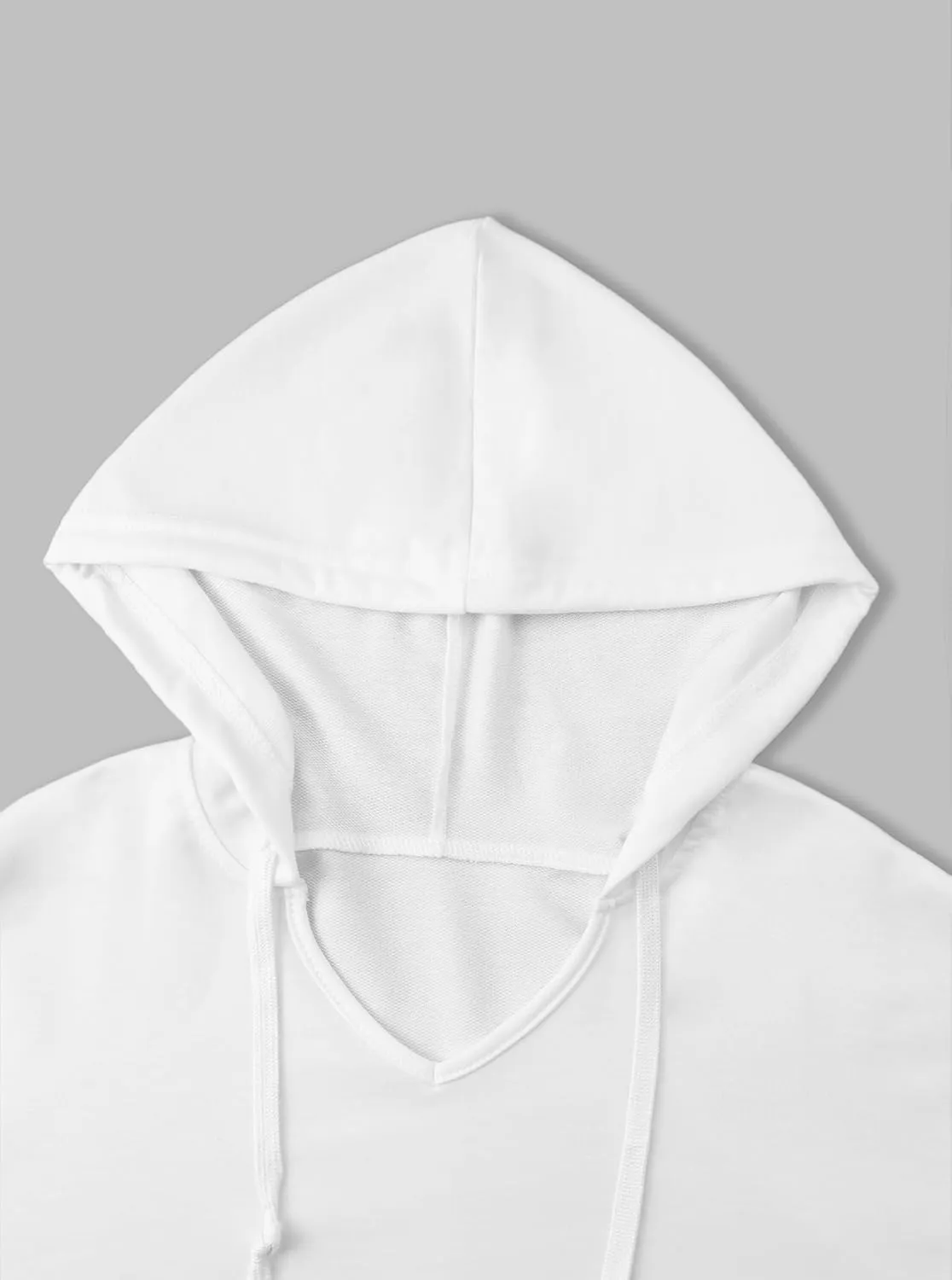 Hilinker Womens Cropped Hoodies V Neck Sweatshirt Pullover Long Sleeve Crop Tops