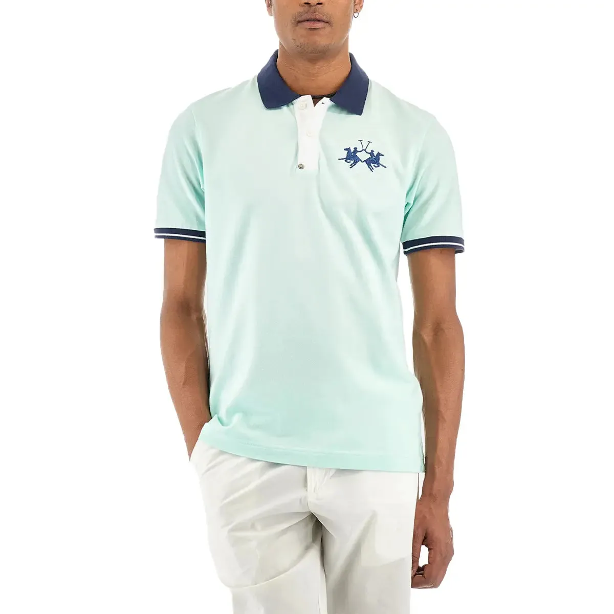 Honeydew Regular-fit Cotton Stretch Polo shirt