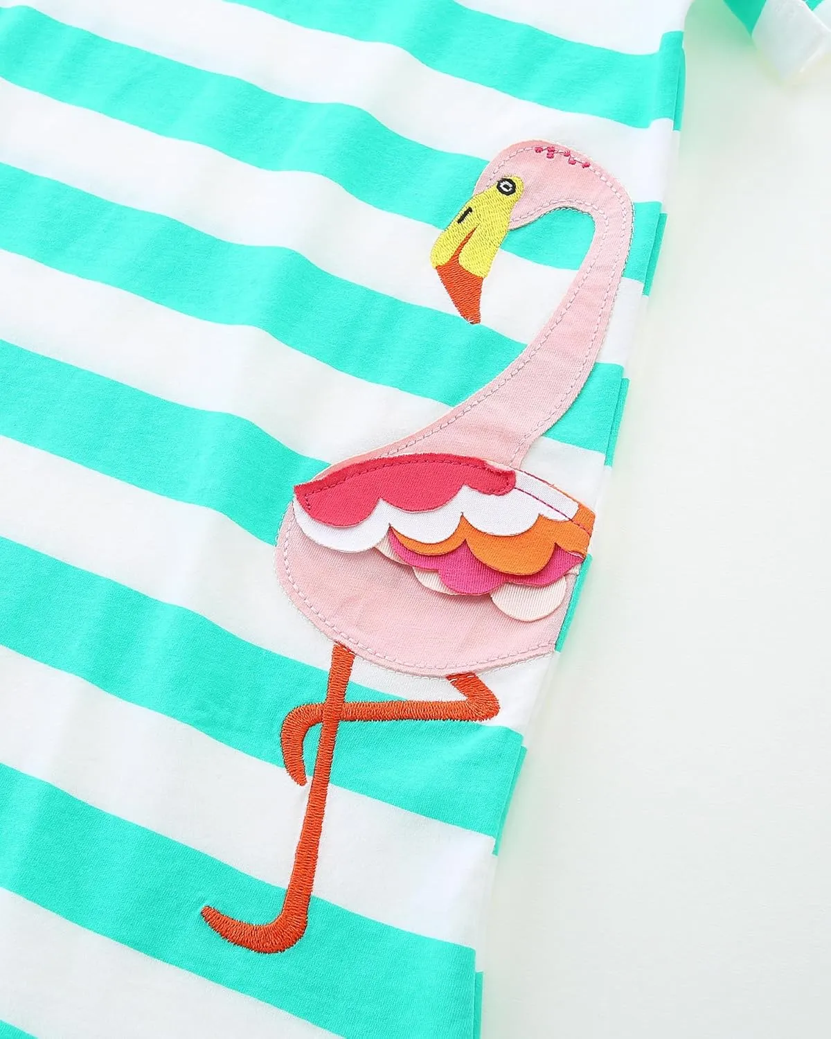Hongshilian Toddler Girls Cotton Casual Dress Summer Playwear Short Sleeve Shirt Dresses