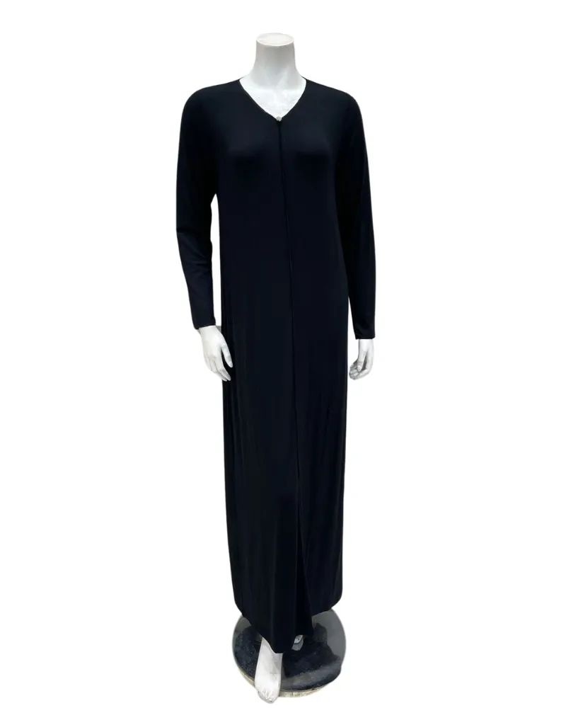 Iora Lingerie Black Lace V Neck Pull On Modal Nightgown