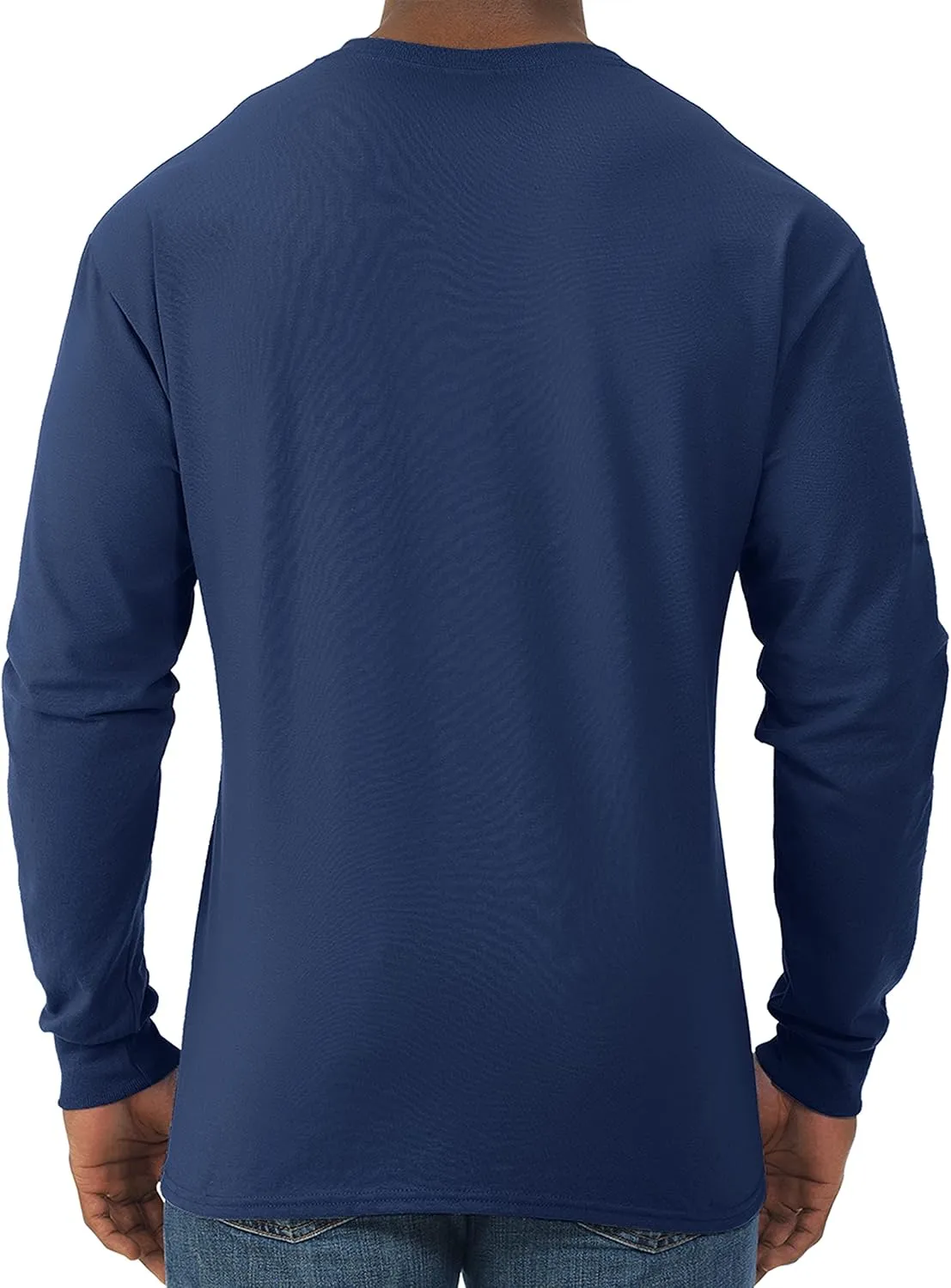 Jerzees Men's Dri-Power Cotton Blend Long Sleeve Tees, Moisture Wicking, Odor Protection, UPF 30 , Sizes S-3x