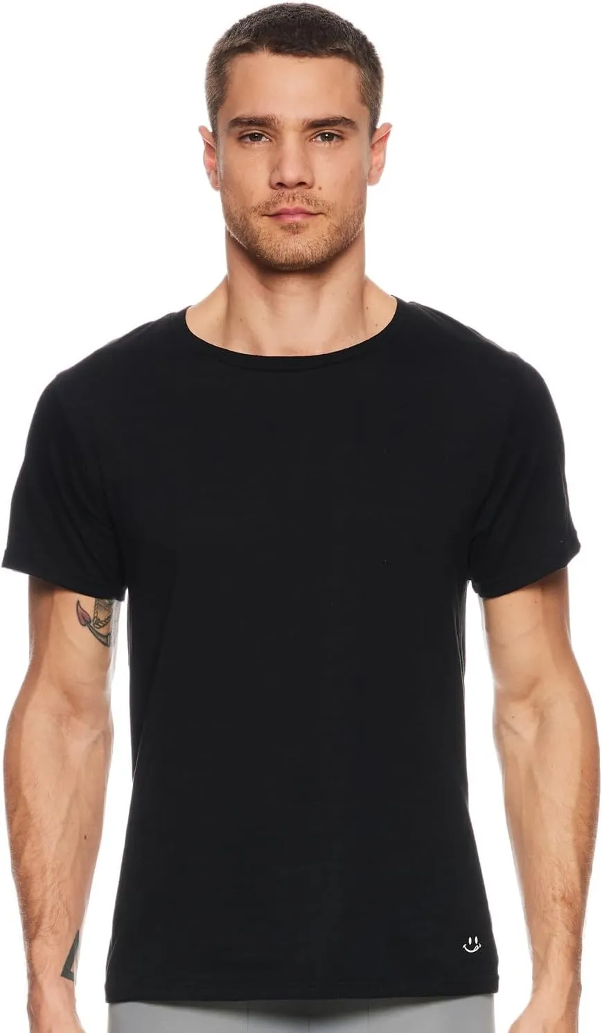 JOE BOXER Mens T-Shirts Pack of 4 - Crew Neck Undershirts for Men Pack of 4 - Mens White T Shirts