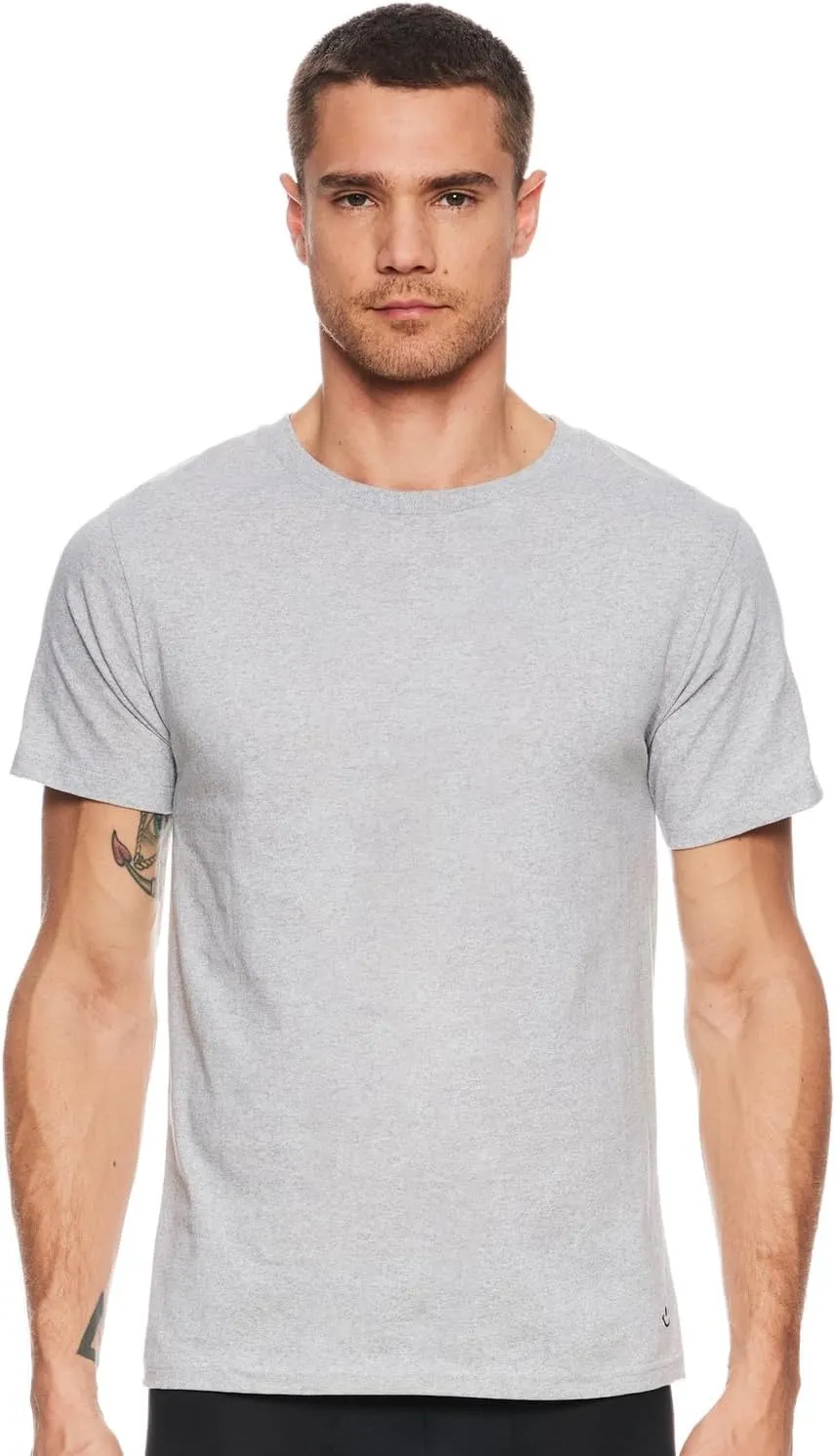 JOE BOXER Mens T-Shirts Pack of 4 - Crew Neck Undershirts for Men Pack of 4 - Mens White T Shirts