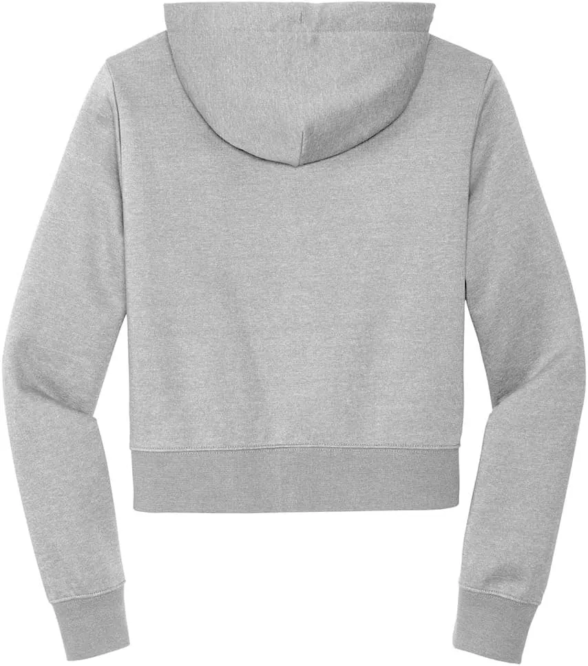 Joe's USA Ladies Fleece Full-Zip Cropped Hoodies in XS-4XL
