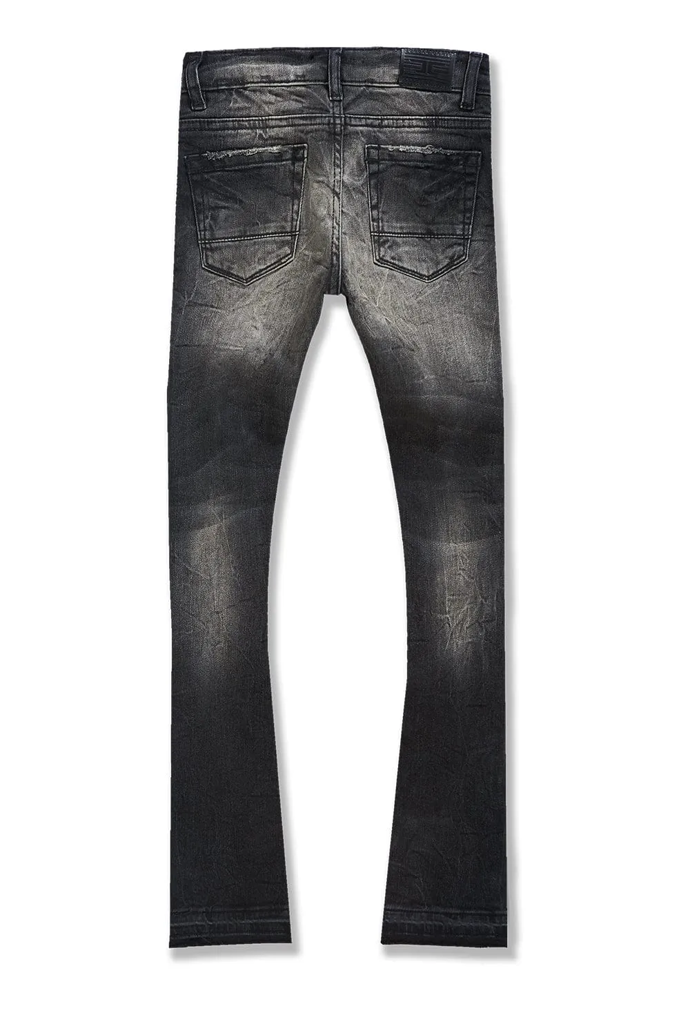 Kids Stacked Rockport Denim (Nature Black)