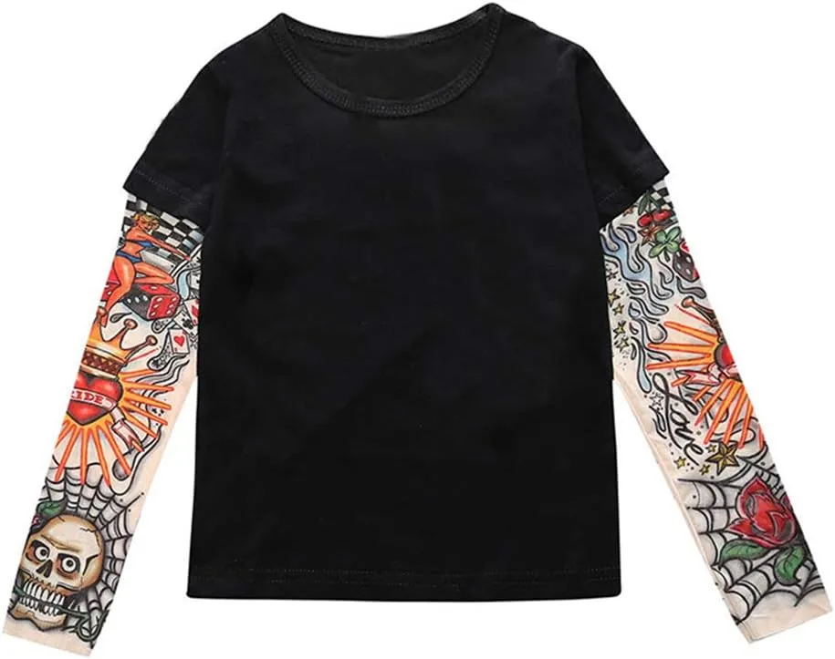 Kids Toddler boy Tattoo Sleeve T-Shirts