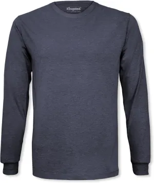 Kingsted Long Sleeve Shirts for Men - Royally Comfortable - Soft Premium Fabric - Well Crafted Classic Tees