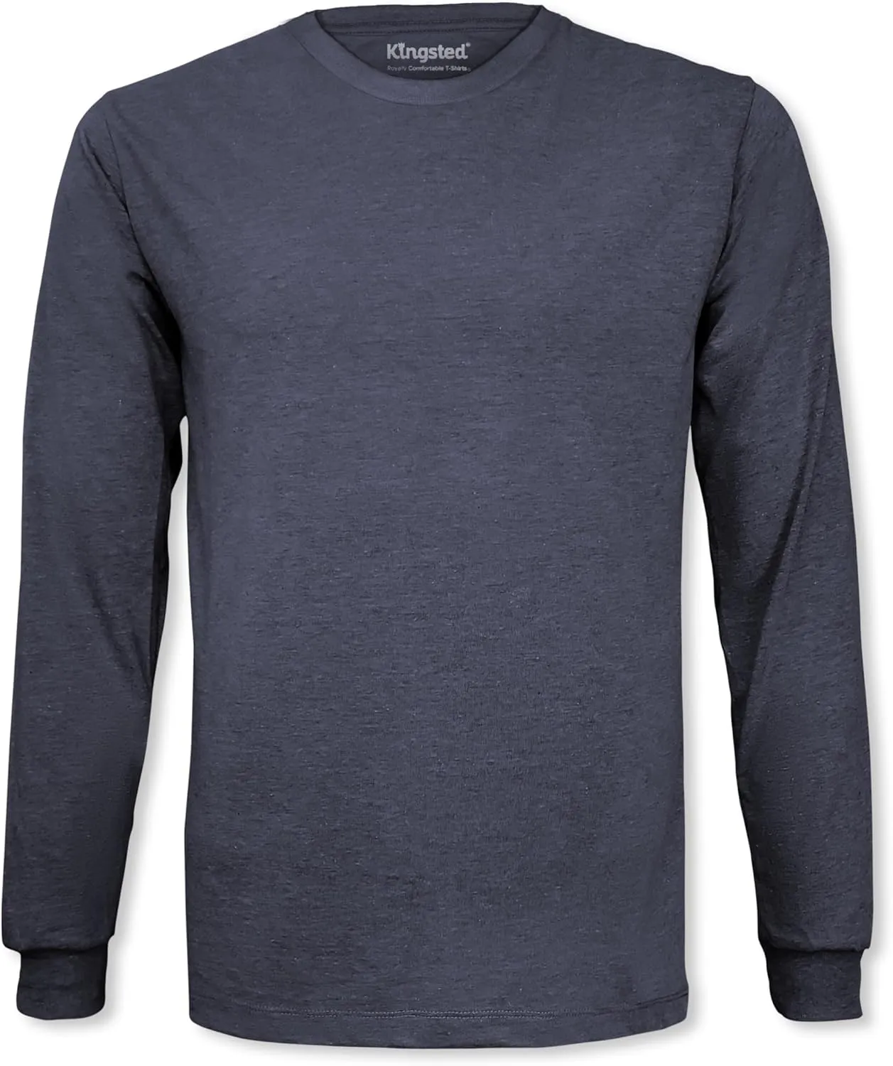 Kingsted Long Sleeve Shirts for Men - Royally Comfortable - Soft Premium Fabric - Well Crafted Classic Tees