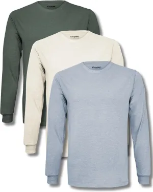 Kingsted Long Sleeve Shirts for Men - Royally Comfortable - Soft Premium Fabric - Well Crafted Classic Tees