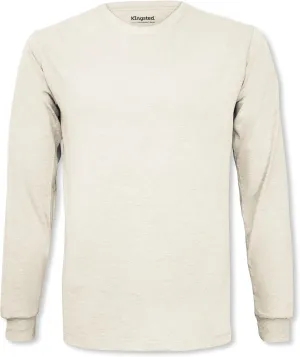 Kingsted Long Sleeve Shirts for Men - Royally Comfortable - Soft Premium Fabric - Well Crafted Classic Tees