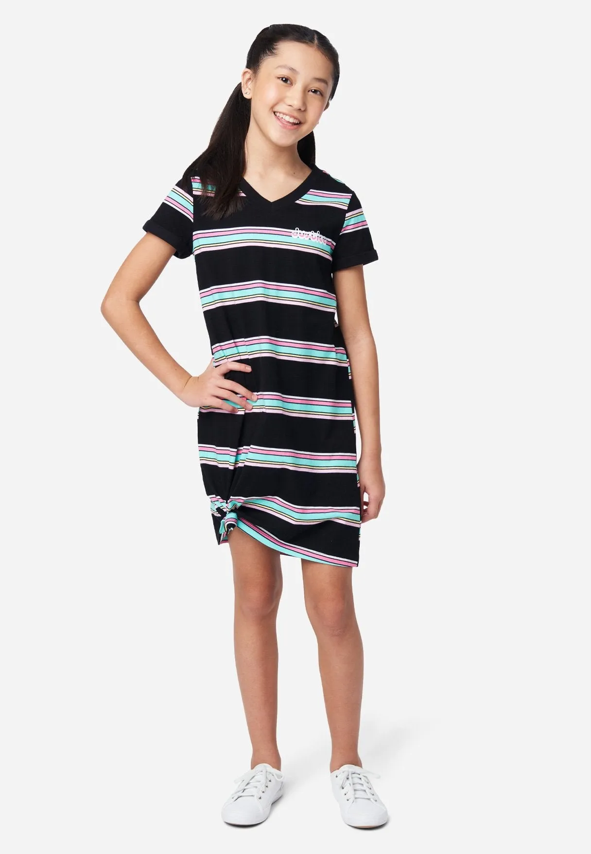 Knotted T-Shirt Dress