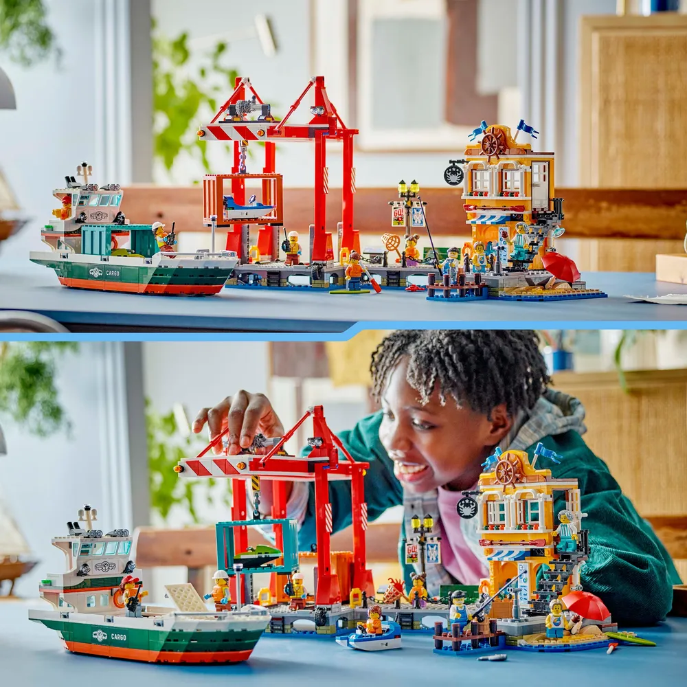 LEGO City Seaside Harbor with Cargo Ship 60422
