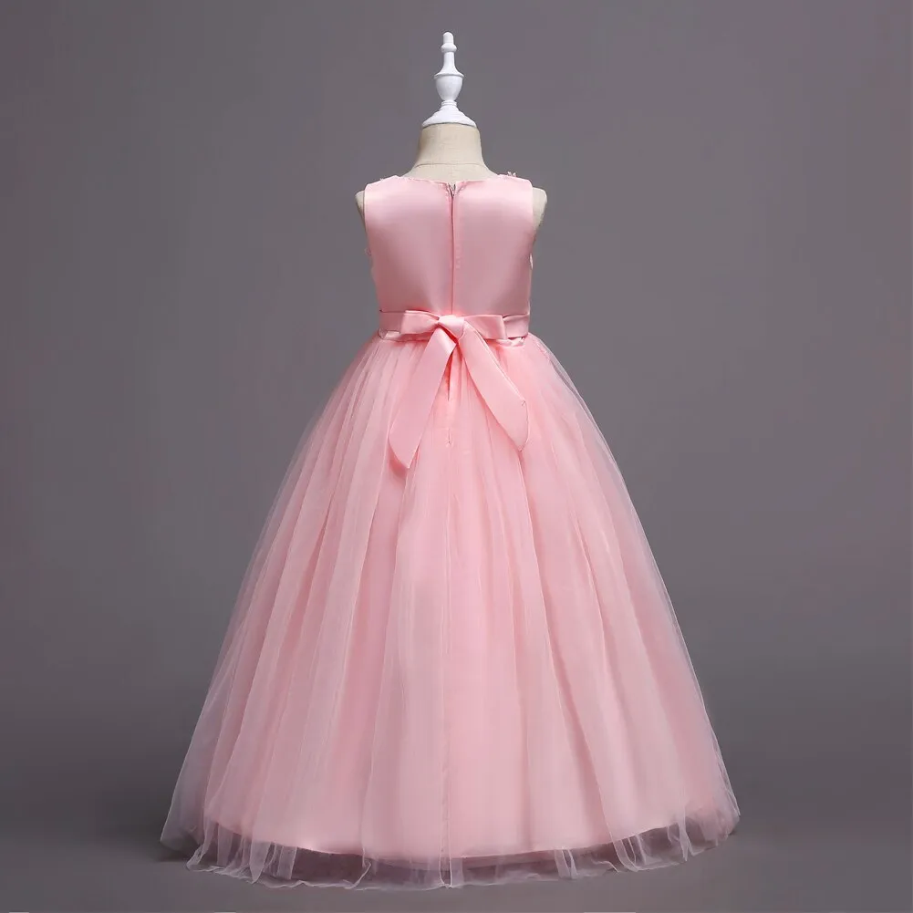 Long Lace Flower Girl Dresses Wedding Dresses