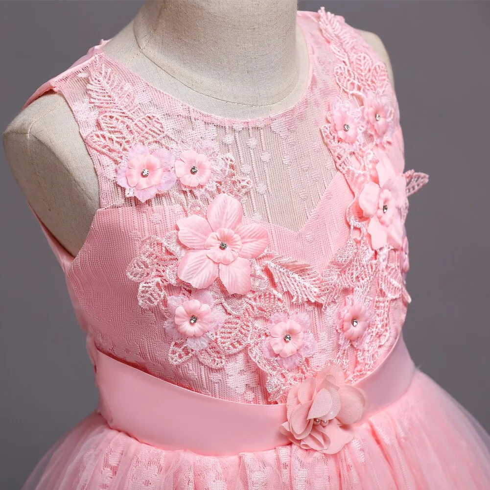 Long Lace Flower Girl Dresses Wedding Dresses