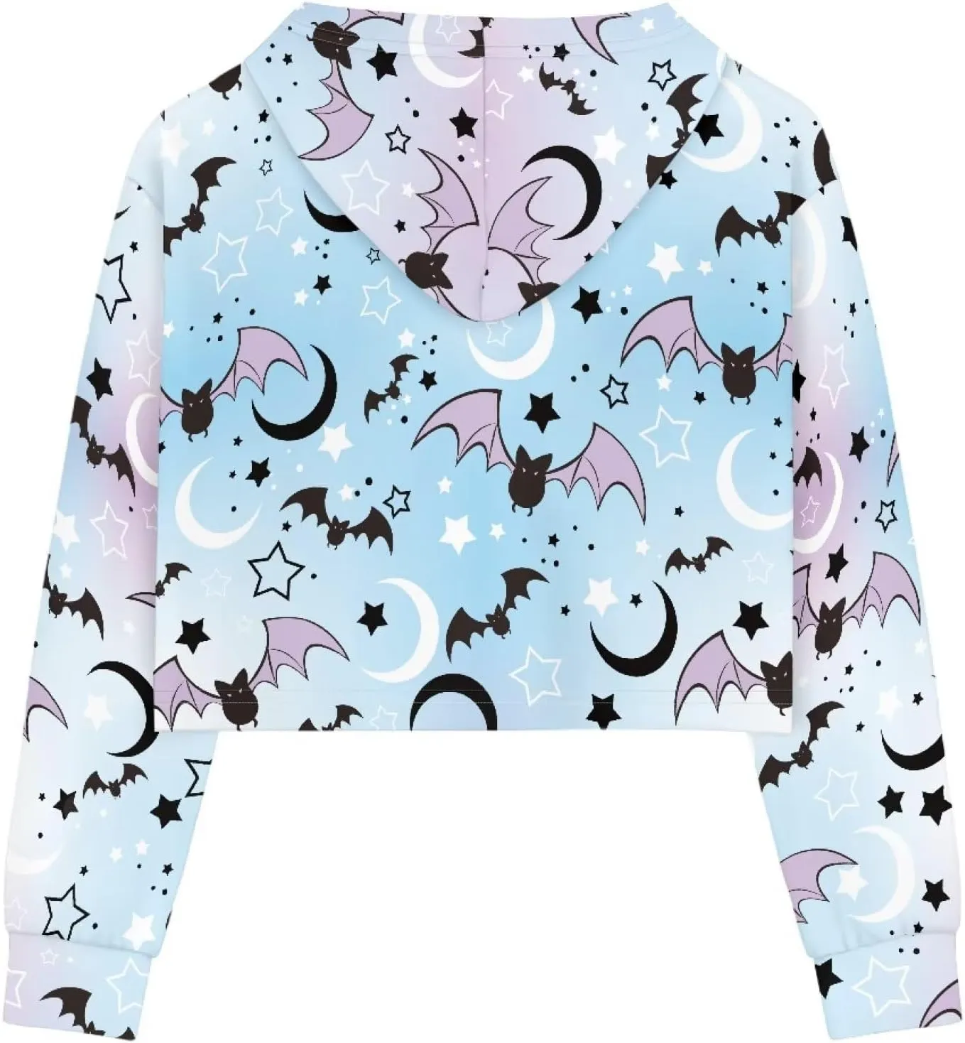 Long Sleeve Crop Tops for Girls 5-14Years Kids Hoodies & Sweatshirt