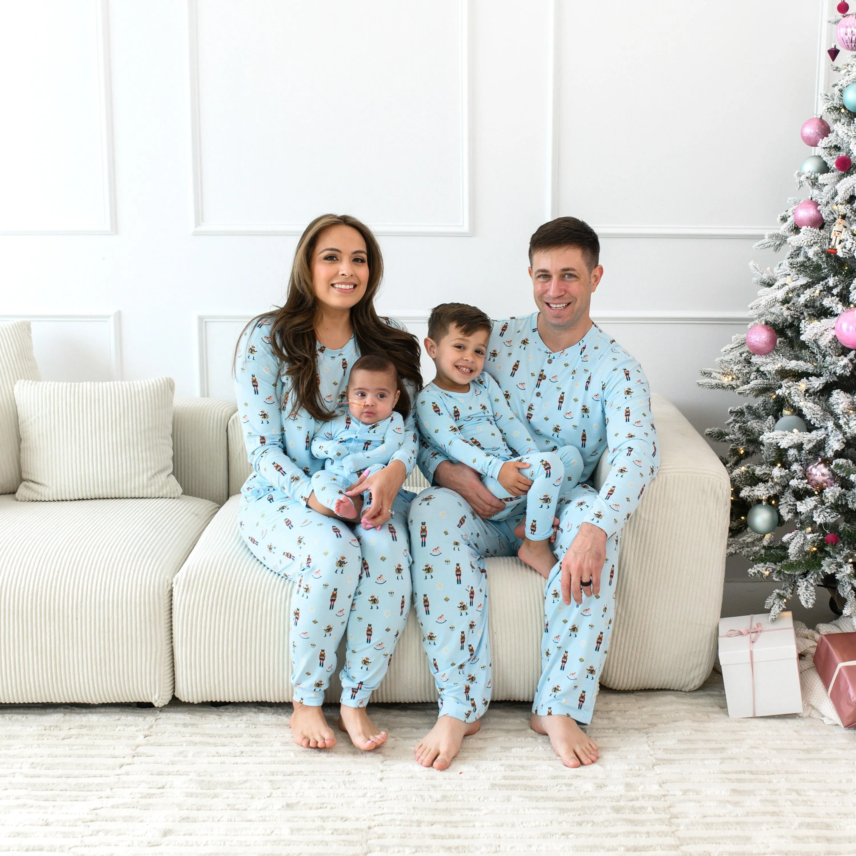 Long Sleeve Pajamas in Nutcracker