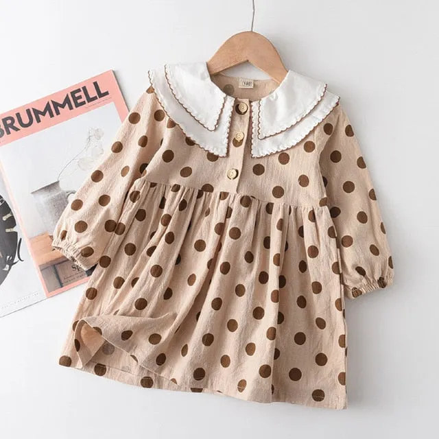 Long Sleeve Sweater Dress Girls Princess Baby Girl Clothes Sweet Tutu Party Dresses Christmas Little Girl Clothes