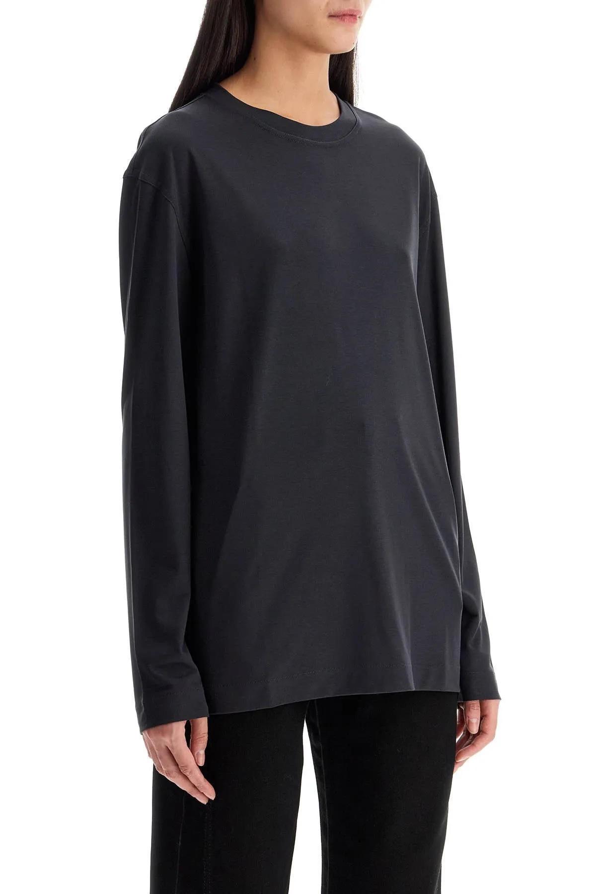 long-sleeved silk t-shirt for TO1296 LJ1026 CAVIAR
