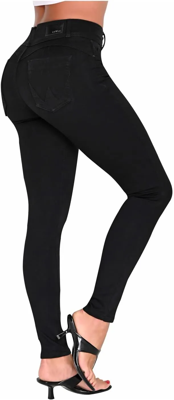 L.O.W.L.A SHAPEWEAR High Waisted Jeans for Women | Pantalones Colombianos Levanta cola | Butt Lifting Jeans