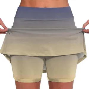 Mardi Gras Skirt Skorts for Womens Elastic High Waisted Workout Tennis Golf Skirts Athletic Running Sports Skirt Shorts