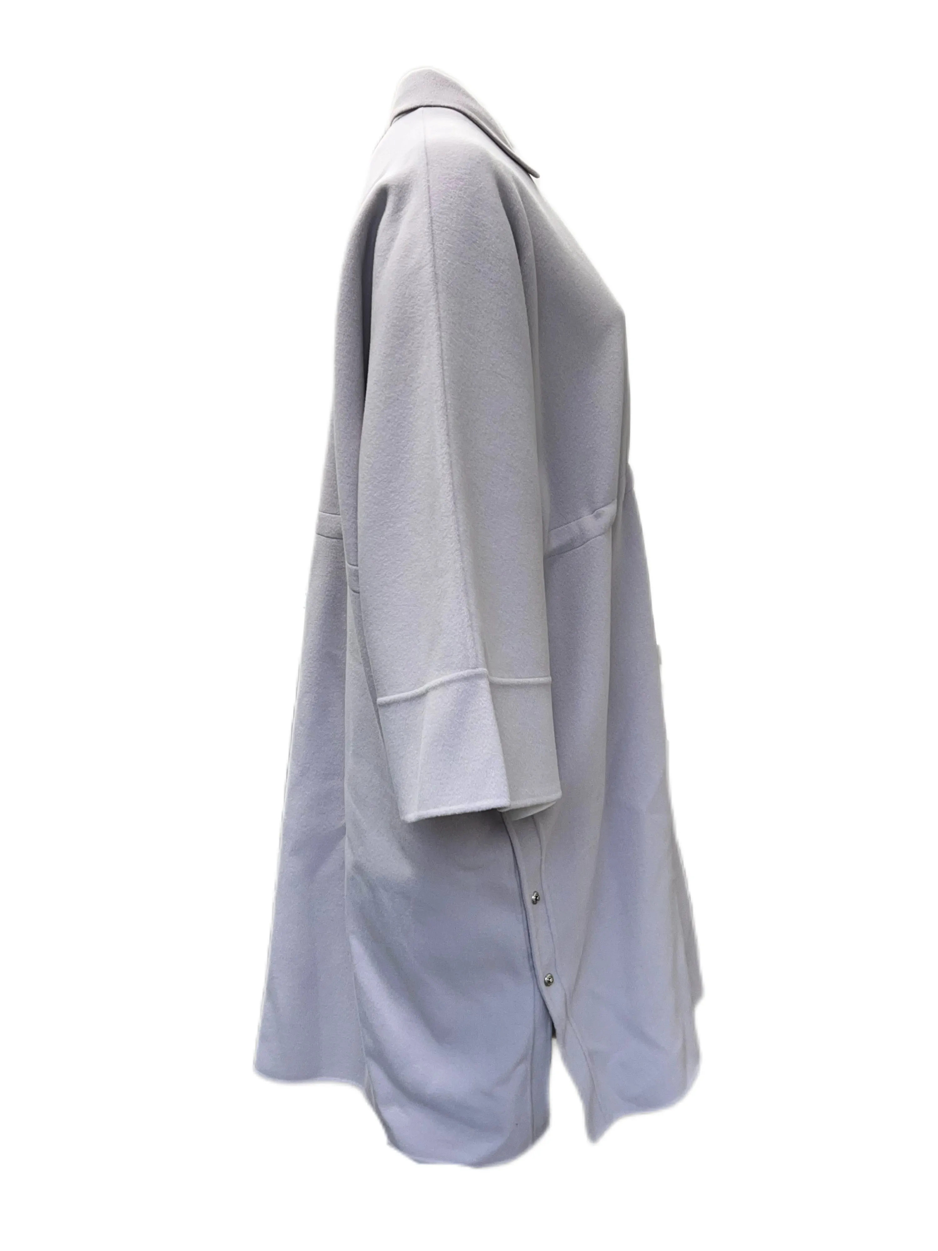 Marina Rinaldi Women's Grey Topazio Wool Coat NWT