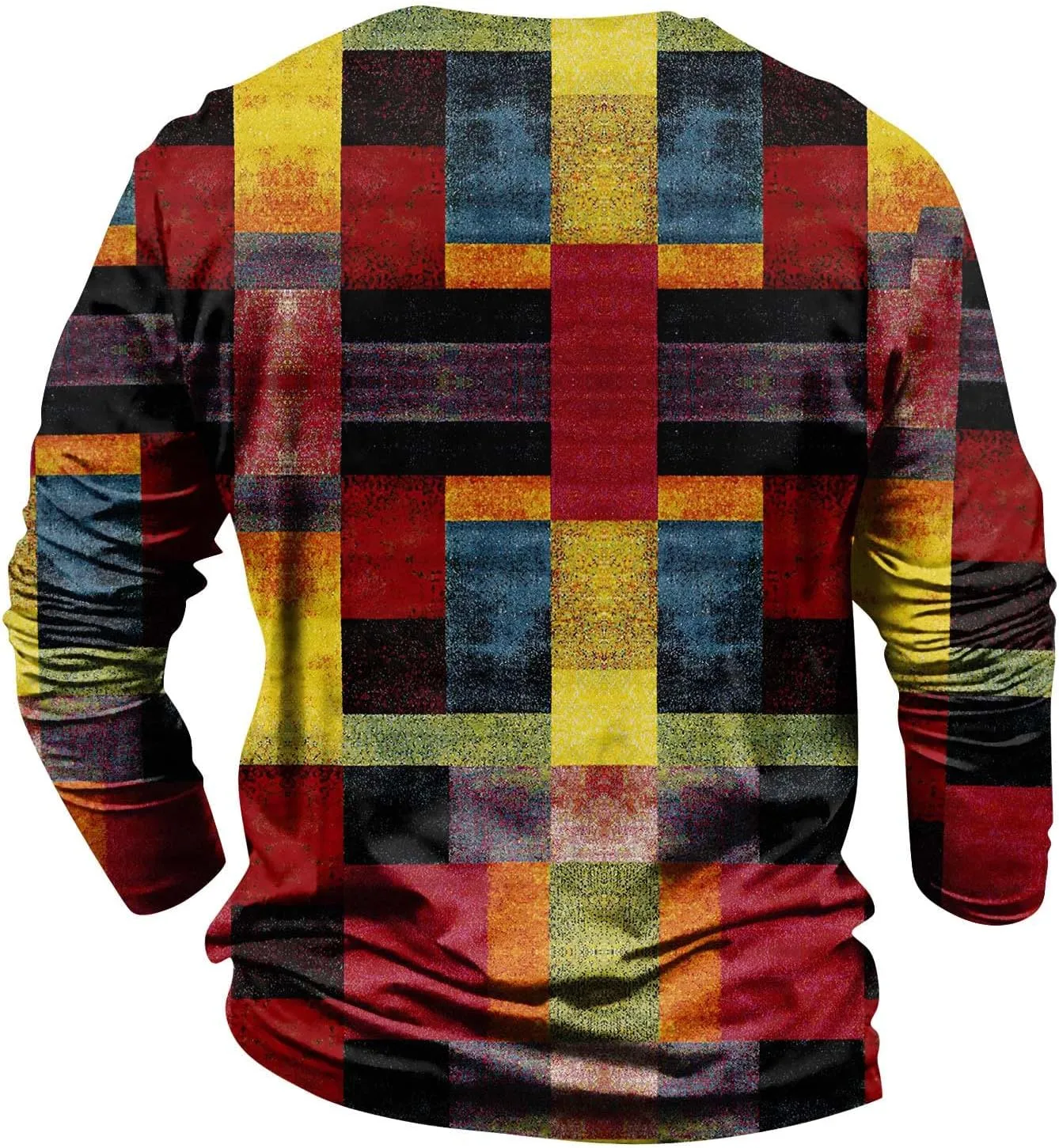 Men's 2023 Autumn Designer Vintage Blouse Tops Casual T Shirt Graphic Abstract Long Sleeve Print Fashion Shirts