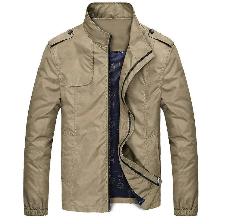 Men's Autumn Slim Fit Windproof Jacket | Men's Windbreaker