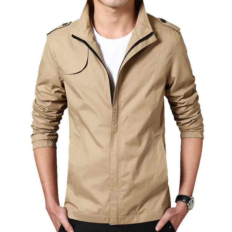 Men's Autumn Slim Fit Windproof Jacket | Men's Windbreaker