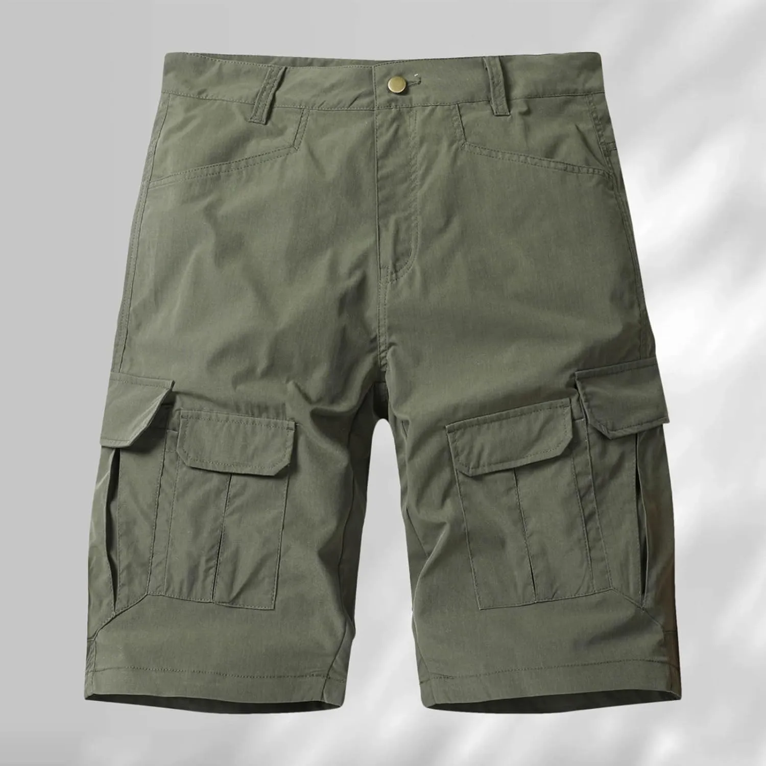 Mens-Cargo-Hiking-Shorts Casual Summer Athletic Outdoor Running Shorts Multi-Pocket Lightweight Classic Sports Short