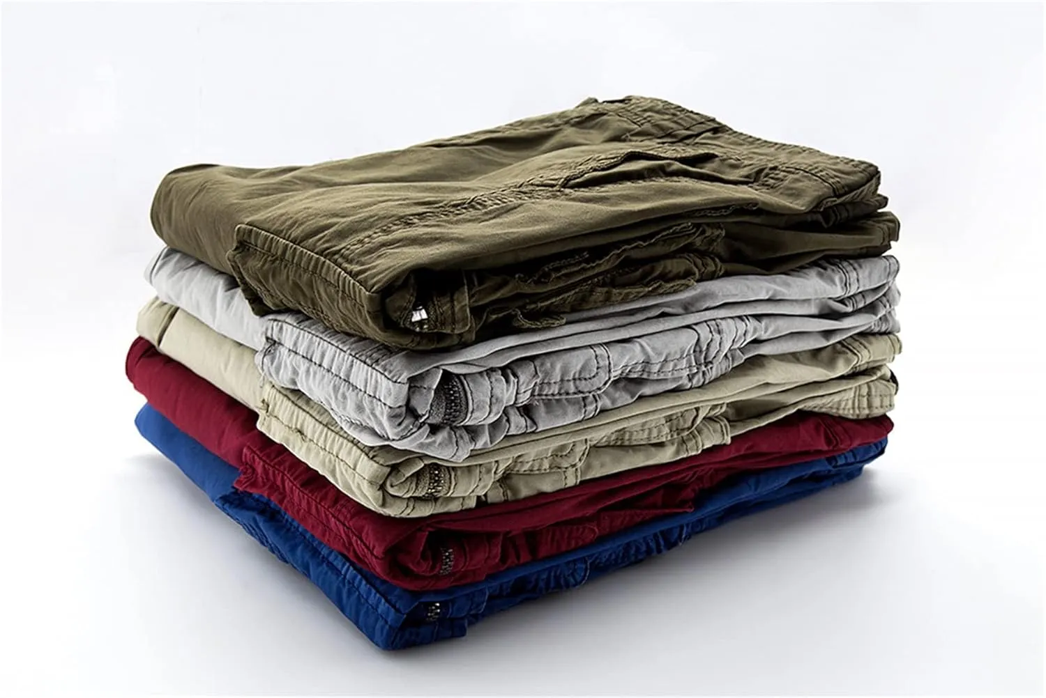 Men's Cotton Cargo Shorts Relaxed Fit Multi-Pocket Lightweight Shorts Casual Summer Outdoor Cargo Short (42,Coffee)