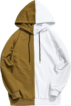 Men's Hooded Sweatshirt Slim Fit Hoodie Outwear Blouse Sweatshirt Long Sleeves Lightweight Hoodies for Men