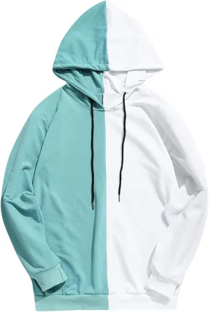 Men's Hooded Sweatshirt Slim Fit Hoodie Outwear Blouse Sweatshirt Long Sleeves Lightweight Hoodies for Men