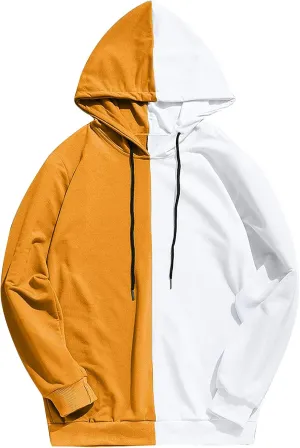 Men's Hooded Sweatshirt Slim Fit Hoodie Outwear Blouse Sweatshirt Long Sleeves Lightweight Hoodies for Men