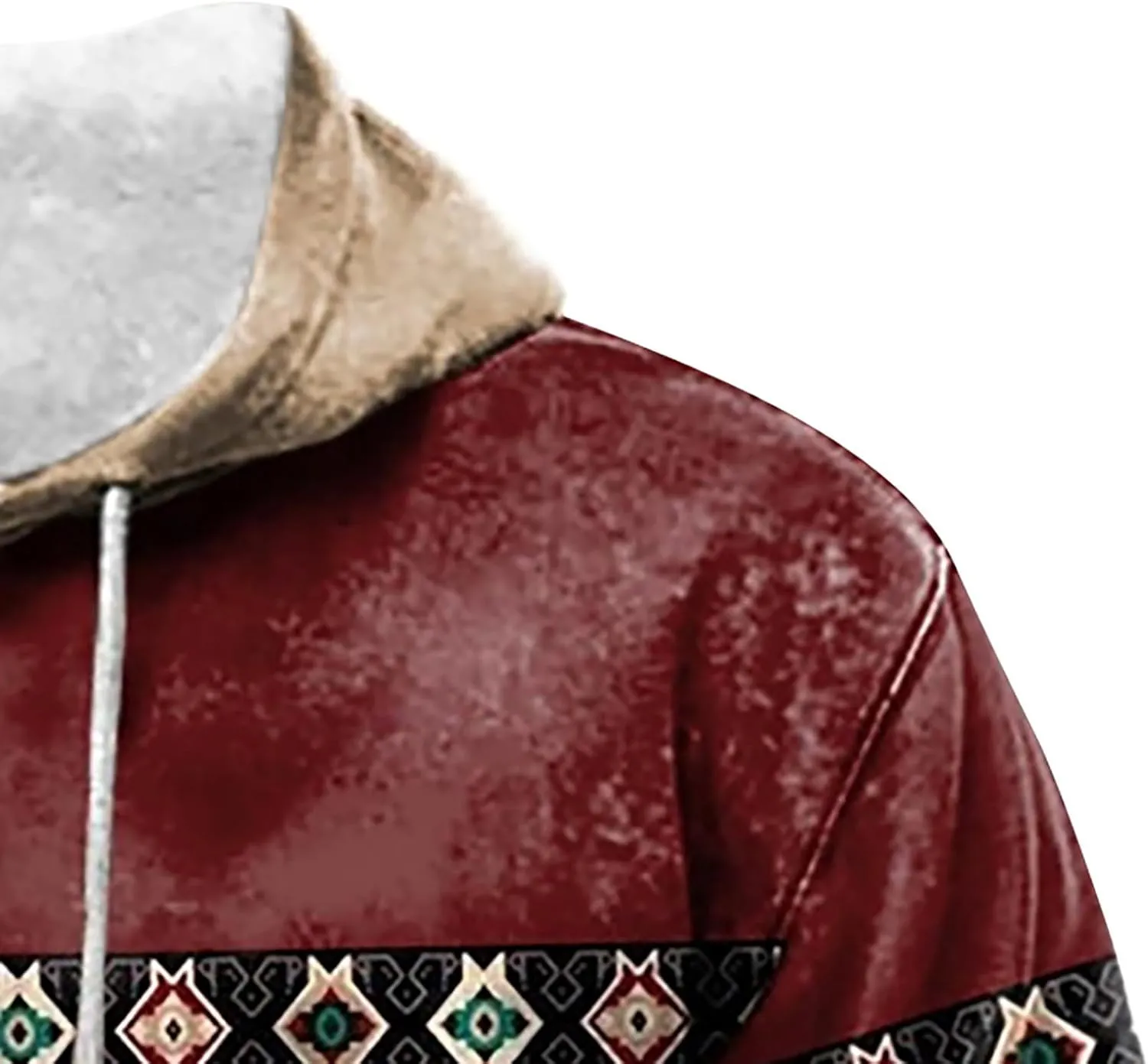 Men's Hooded Sweatshirts Long Sleeve Unisex Hooded Sweater Heart Shaped Printed Zipper With Plush Insulation Hooded