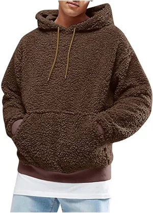 Mens Lightweight Hoodies Bundle Hoodie Long Sleeve Sweatshirt Jacket Plush Sweater Top Pullover Hoodie Men